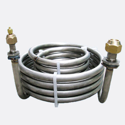 Van de het Titaniumbuis 6000KW van de aquariumevaporator de RolWarmtewisselaar